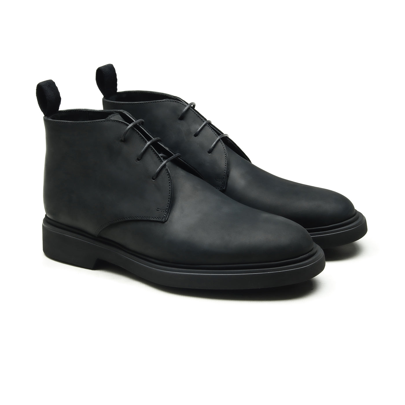 Dayton Chaussures Homme Chukka Pull-up Noir